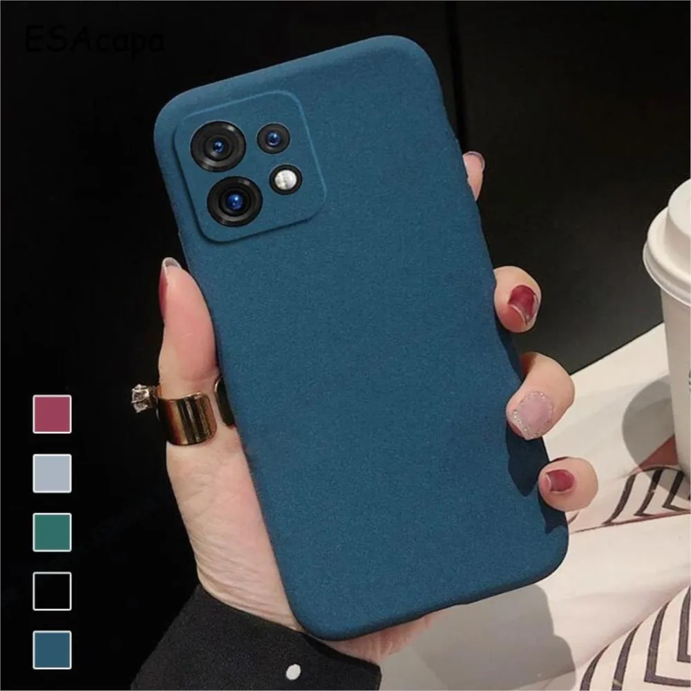 For Motorola moto x40 G72 G62 Phone Case Ultra-Thin Sandstone Matte tpu For moto G53 G23 G13 5G soft silicone Shockproof Cover