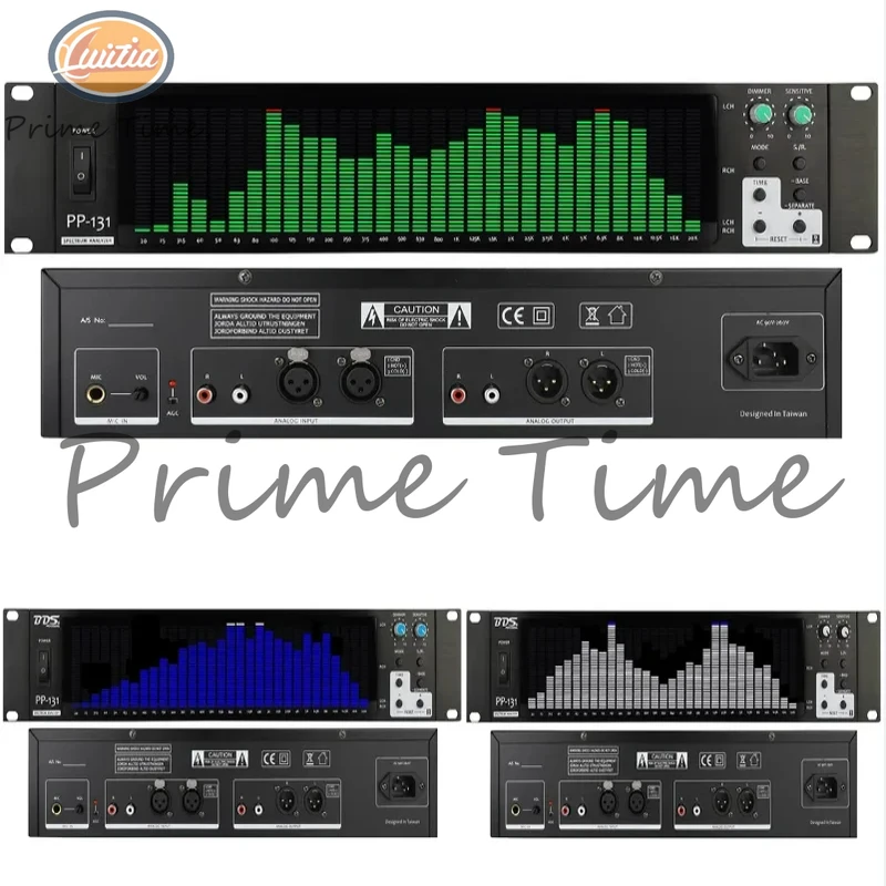 Bds PP-131 Rack-Mounted 2U Display Equalizer Audio Level AmplifierAnalyzer Led Stage Power Supply