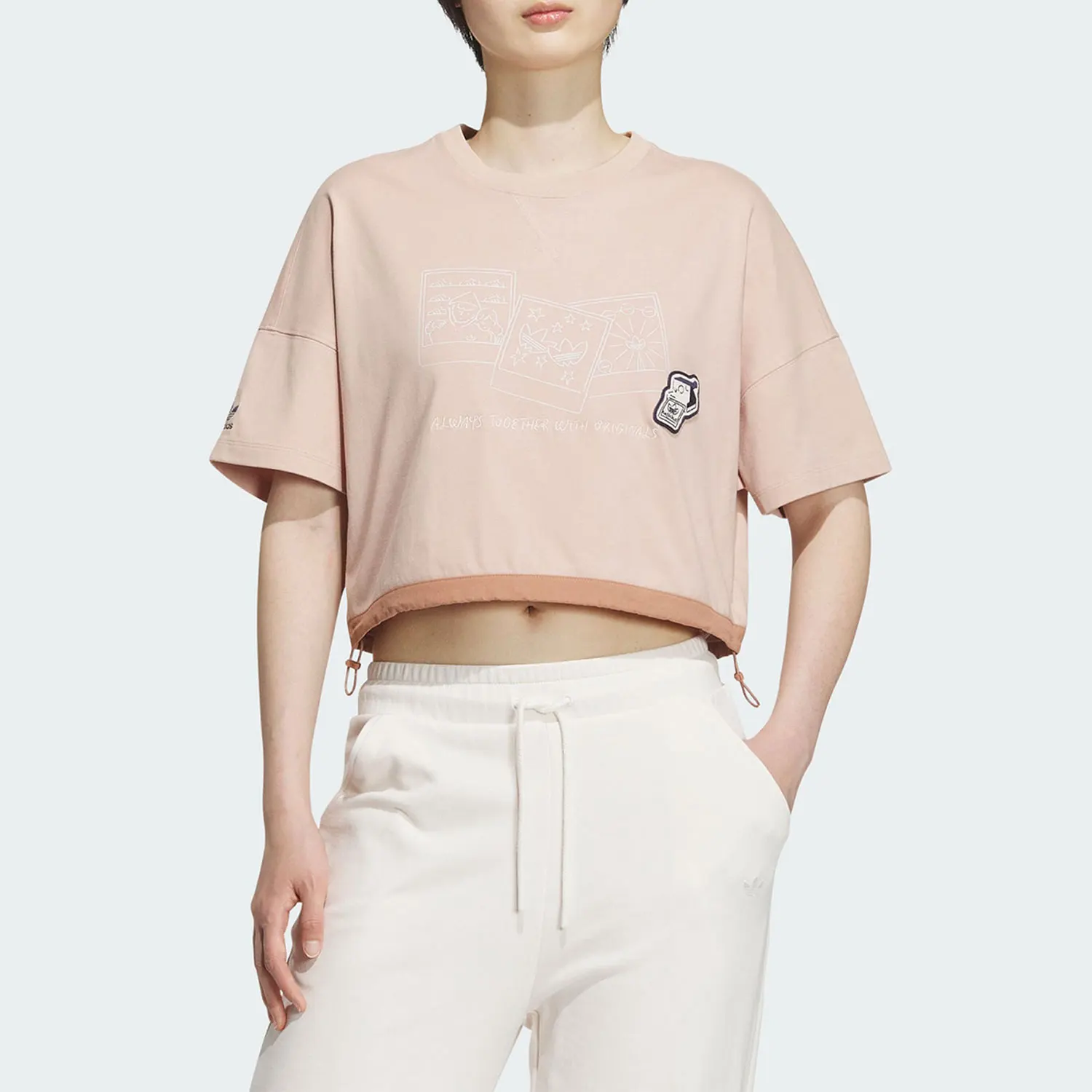 

Женская футболка с коротким рукавом Adidas Originals IS0650
