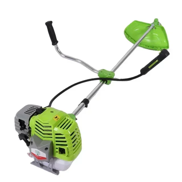 Gasoline Motor 52cc Power String Trimmer 2 Stroke Grass Cutter Brush Cutter Head Backpack Shouldpack Grass Trimmer Lawn Mowers