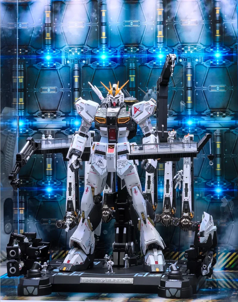 

IN STOCK Daban 1/60 PG RX-93 V Metal Structure Action Figures Equipped With Floating Cannon Assembly Model Collect Kid Toys