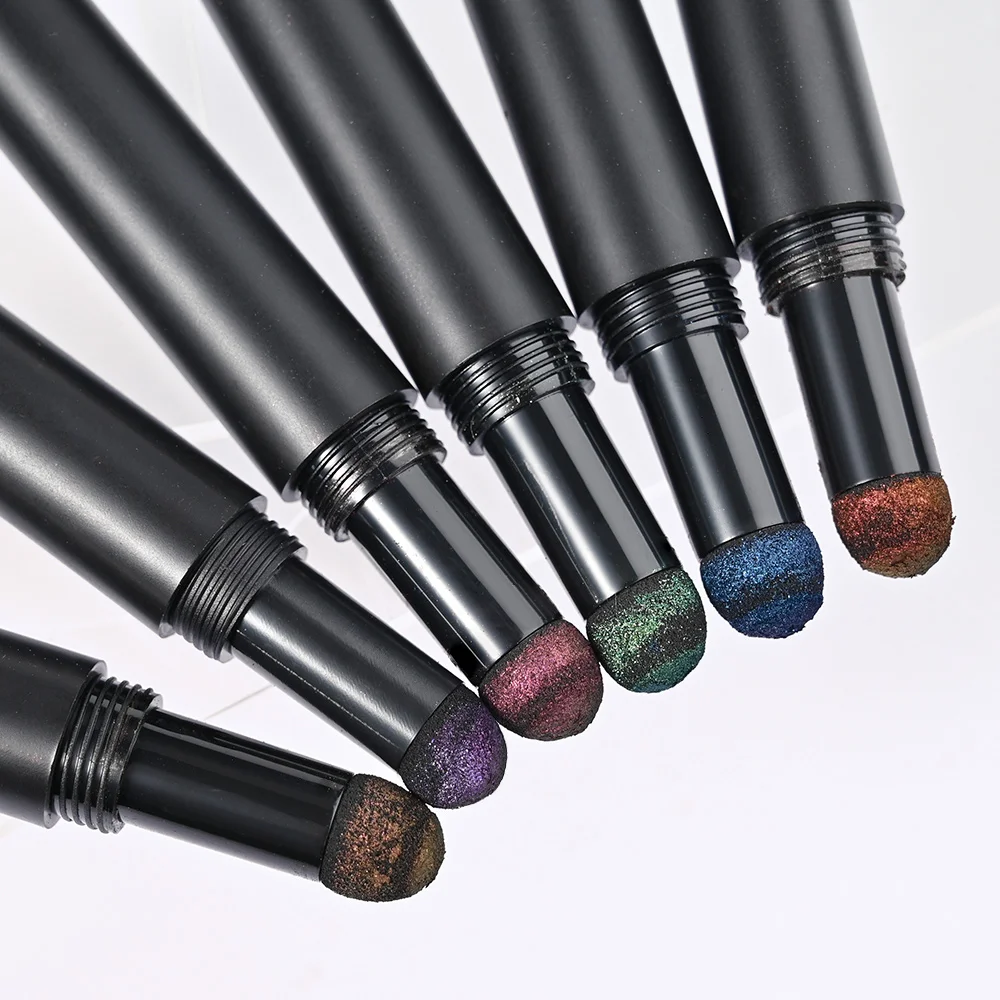 1pc Chameleon Solid Mirror Powder Pen Chrome Powder Air Cushion Solid Stick Dust Air Cushion No Floating Powder Magic Pen*T