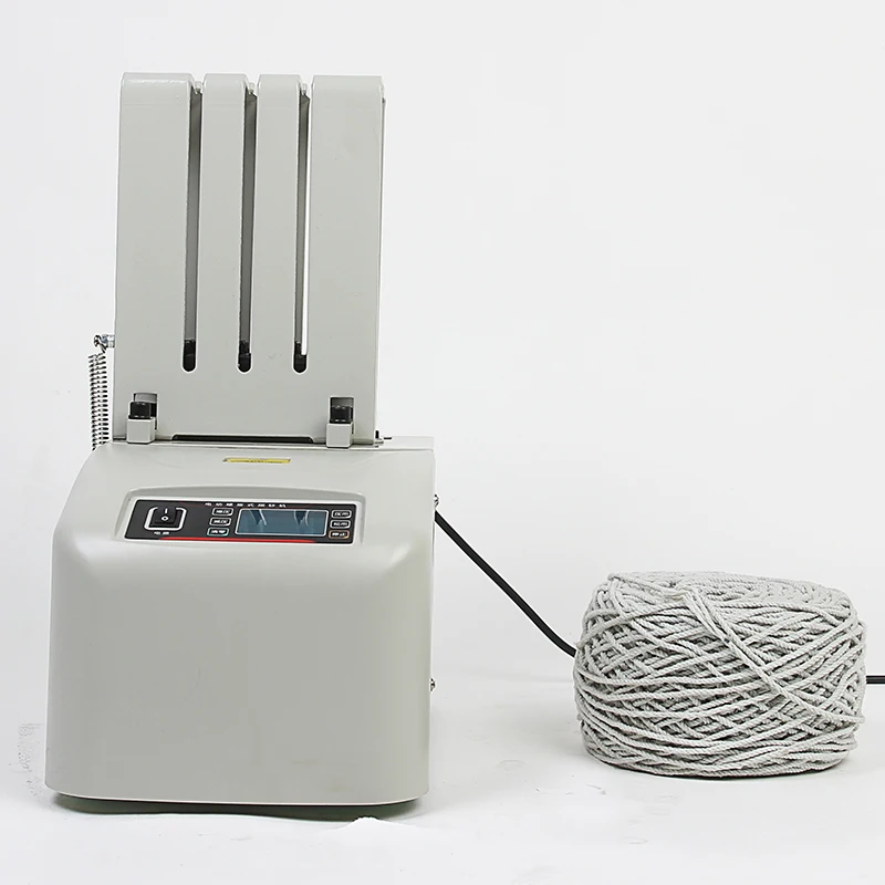 Máquina semiautomática de vendajes de billetes de banco, alta eficiencia, precio de fábrica, carpeta de moneda segura para manipulación de efectivo