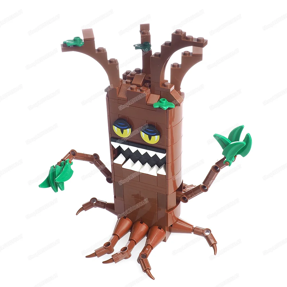 Mutatie Dode Boom Bouwsteen MOC figuren Uitdaging Vermijd Boomwortels Sprong Scène Magische Boom Monster Model Kinderen Geschenken Speelgoed