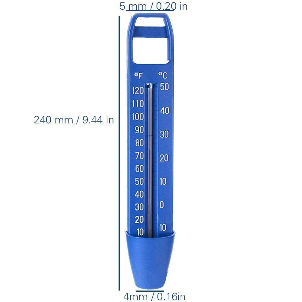 Reservoir Pool Thermometer With Large EZ Read Display Swimming Pool Floating Temperature For Indoor/Outdoor Pool Spa Pond