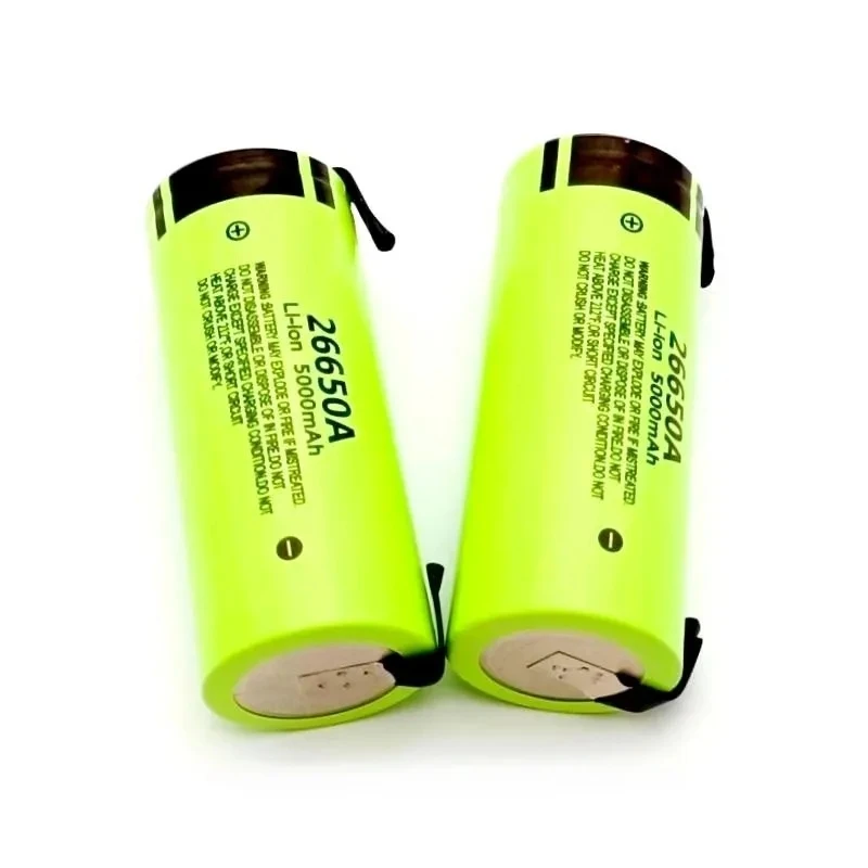 KEPAH 26650 5000mAh Li-ion 3.7v Rechargeable Battery 20A Discharge 3.6V Power batteries +DIY Nickel Sheets