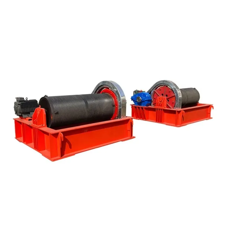 Heavy Duty 30 Ton Electric Winch with Wire Rope Electric Winch for Crane JK Model