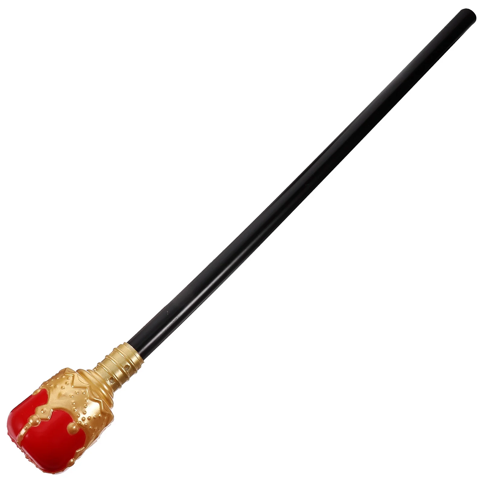 

Cosplay Cane Prop Halloween Party Costume Accessory Small Monarch Cane Decorative Walking Stick for Masquerade