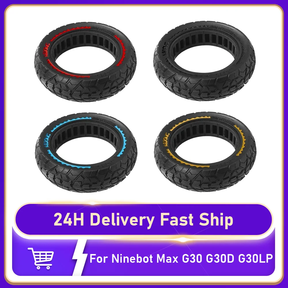 

60 70-6.5 Tubeless Solid Tire 10Inch Wear-resistant Off-Road Tires For Ninebot Max G30 G30D G30LP Electric Scooter Parts