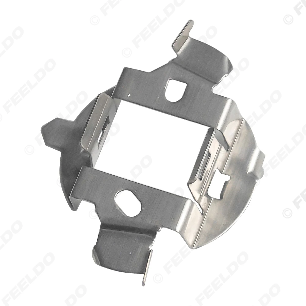 

FEELDO Car H7 HID Xenon Bulb Adapter Holder For Volkswagen Sagitar Chery Riich G5 HID Bulb Base Retainer Clip Socket #5555