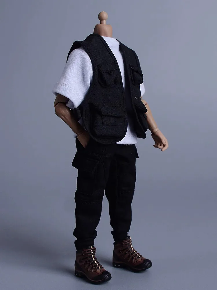 ATSTORY 1/12TH Scale Soldier Trendy Casual Overalls Trousers Clothes Accessories Model Toy fit 6