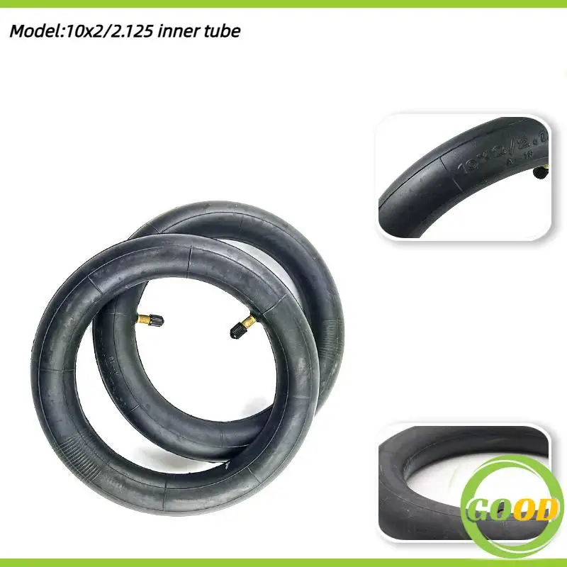 10 Inch Inner Tube 10X2 / 2.125 for Tricycle Bike Schwinn Kids 3 Wheel Stroller Scooter Electric Skateboard