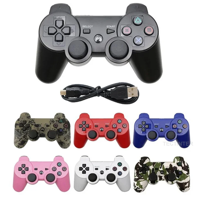 

Controller For PS3 PC Game Support Bluetooth Wireless For PlayStation 3 Joystick Console Built in Vibration Gamepad