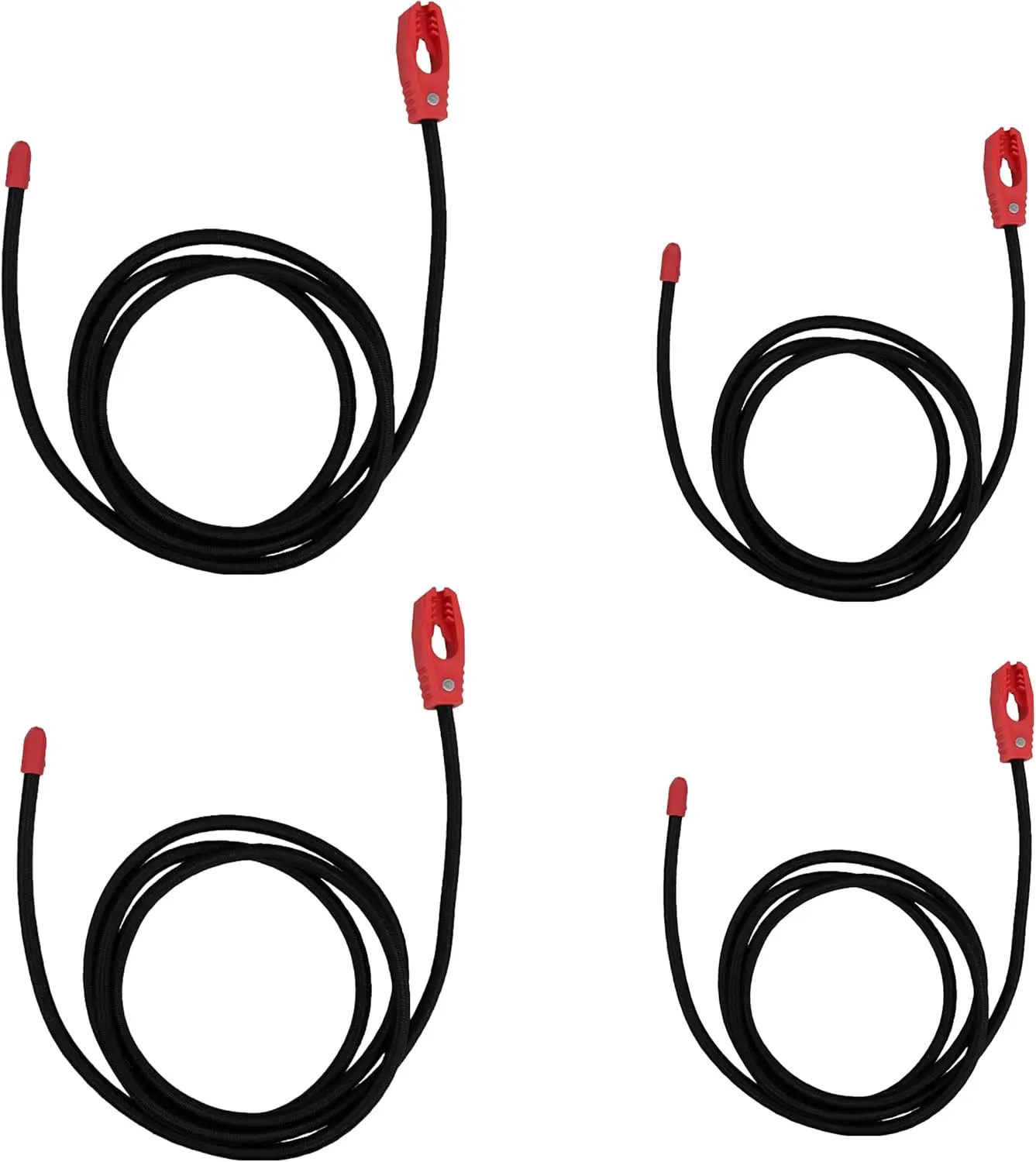 

Регулируемые эластичные ремни, набор из 4 штук (2x24 дюйма и 2x48 дюймов), сертифицированы GS для надежной фиксации багажа.