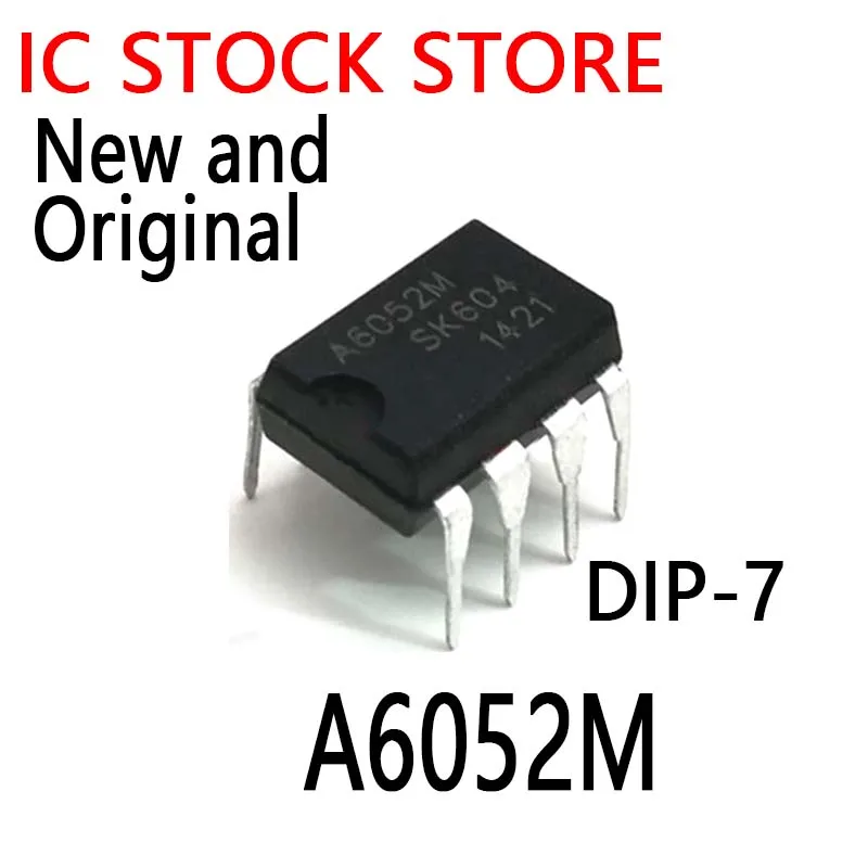 5PCS New and Original  DIP-7 STR-A6052M  A6052 A6052M