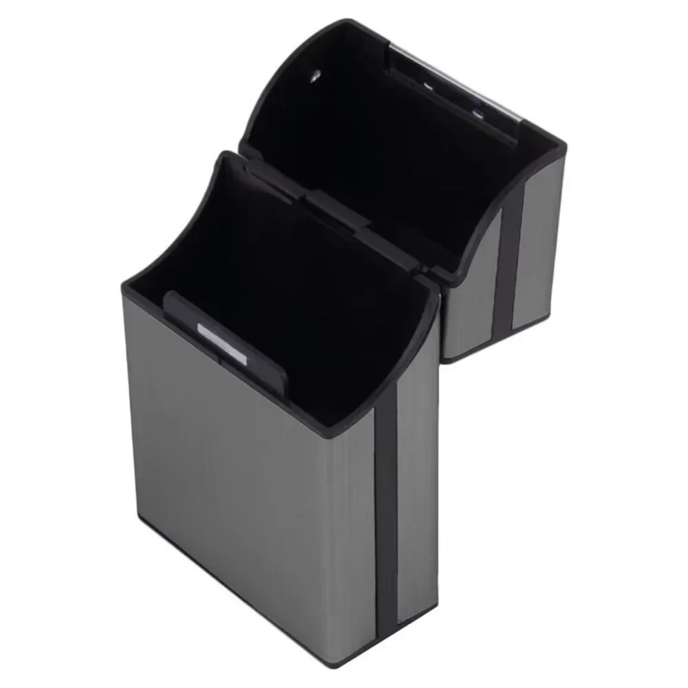 携帯用スリムアルミ製タバコケース、レギュラーキングサイズ、プラスチック製シガータバコホルダーボックス、収納容器、喫煙アクセサリー