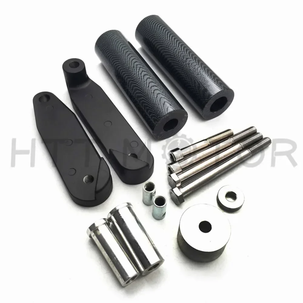 Für Kawasaki 2008-2013 Ninja 250 250R EX250 Carbon Fiber Aftermarket Motorrad Teile Kein Cut Rahmen Slider