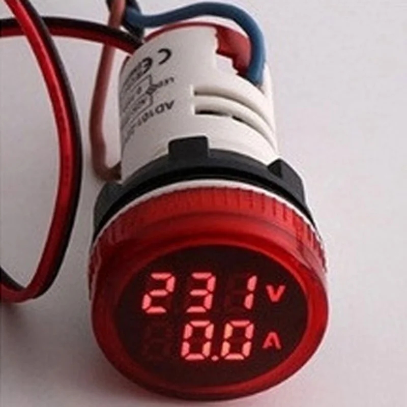 Practical Voltage Current Indicator, LED Display, 50 500V AC 0 100A, Suitable for Textiles and Other Industries