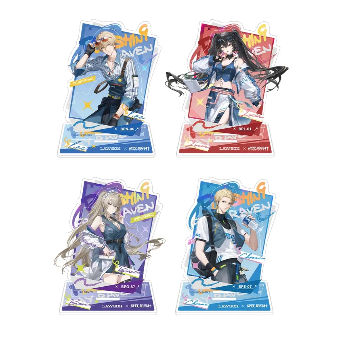 

Sunsyea PUNISHING: GRAY RAVEN Official Merch 2025 LSLD Acrylic Stand Lee Lucia Chrome Bianca