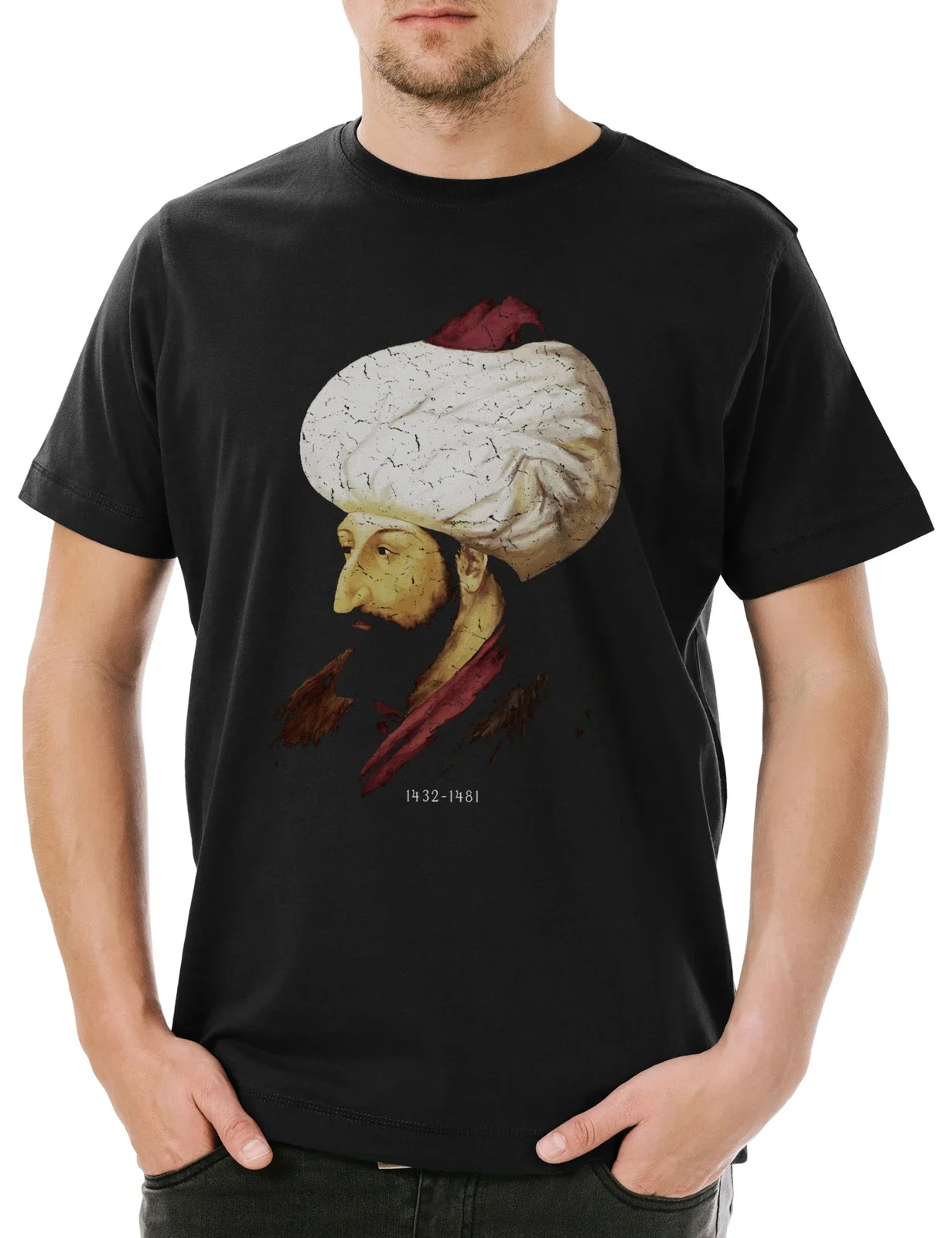 Mehmed II Fatih T-Shirt homme conquérant Ottoman Sultan turquie turquie Ottoman-