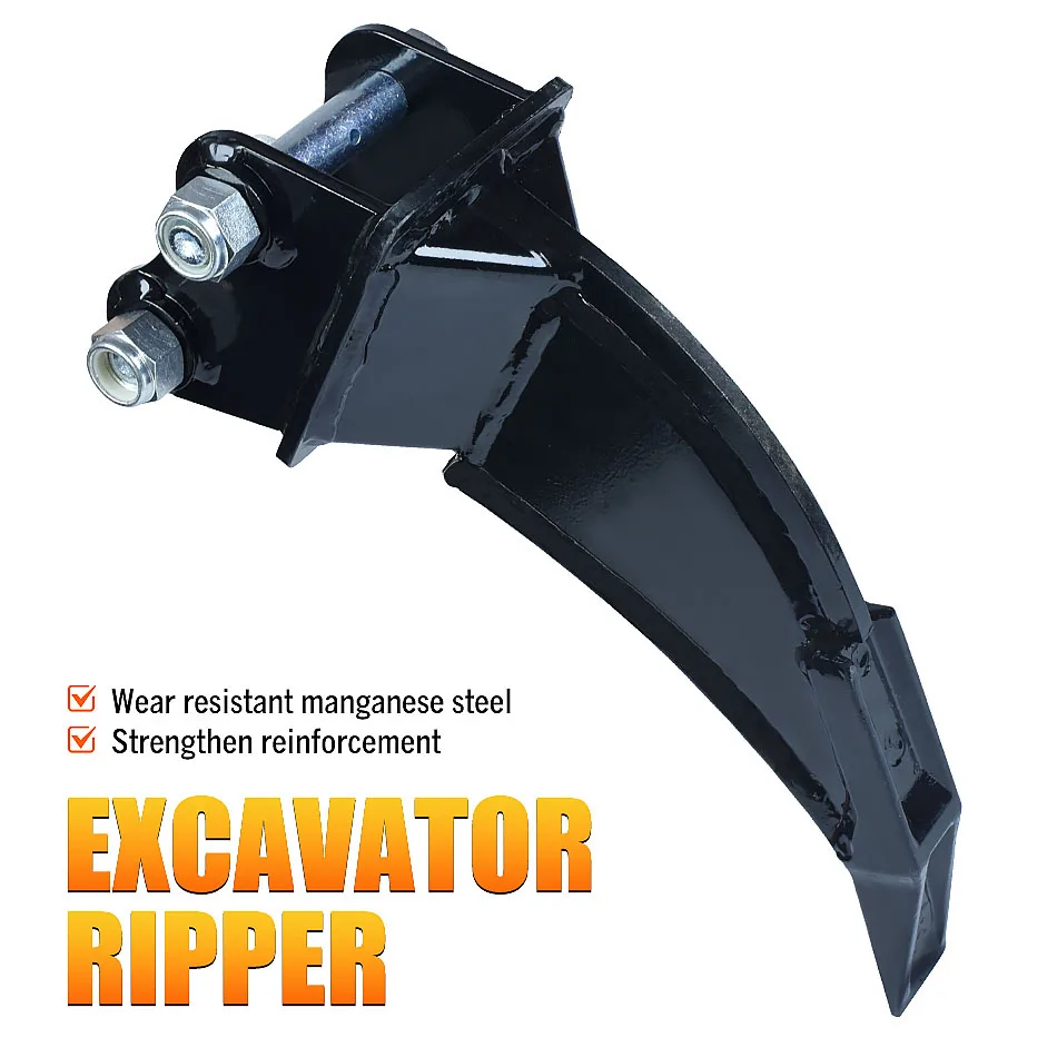 Mini Excavator Ripper Small Excavator Loosener Attachment For Digging Root Vegetation Shrubs And Small Trees