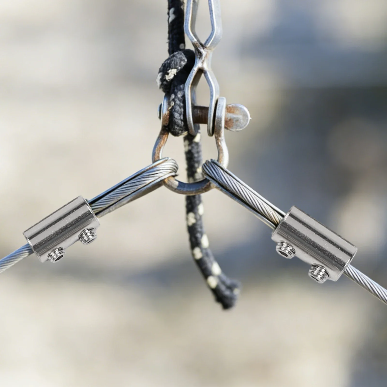 Rope Clips Set Steel Wire Cord Clamp Strong Stability Versatile Applications Perfect For Demanding Applications