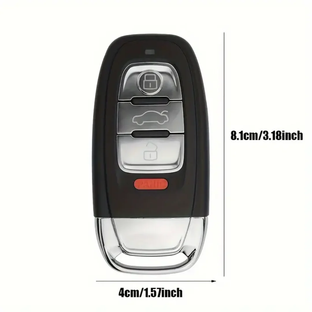 Benma - for Audi A3 A4 A5 A6 A8 for Quattro Q5 Q7 A6 A8 09-17 Smart Car Key Shells with 3/4 Buttons