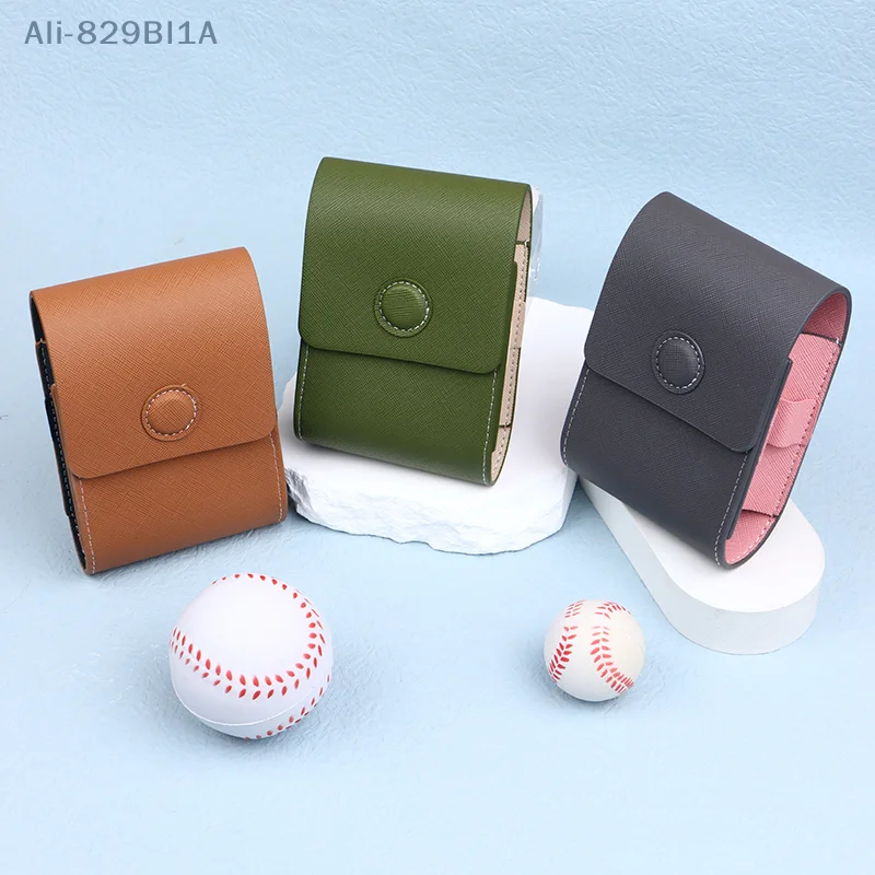 Golf Ball Bag Rangefinder Magnetic Case Shockproof Waterproof Diastimeter Leather Case Portable Golf Ball Waist Storage Bag