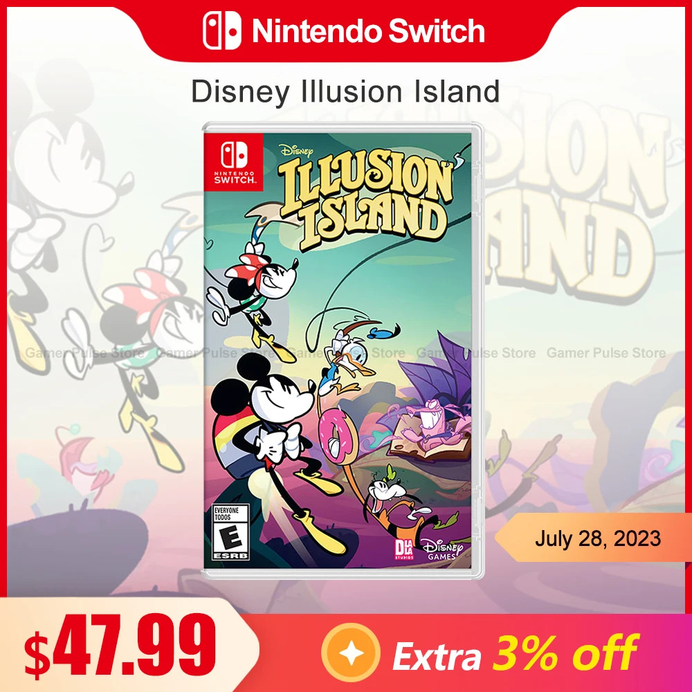 

Disney Illusion Island Nintendo Switch Game Deals 100% Official Original Physical Game Card Platformer Genre for Switch OLED