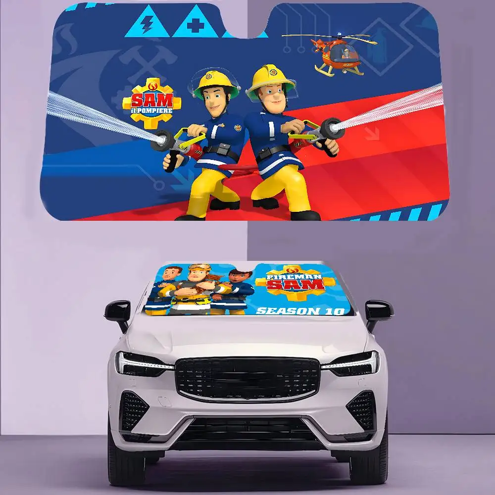 

Anime Fireman S-Sam Car Window Windscreen Cover Sun Shade Auto Sun Visor Car-covers Car