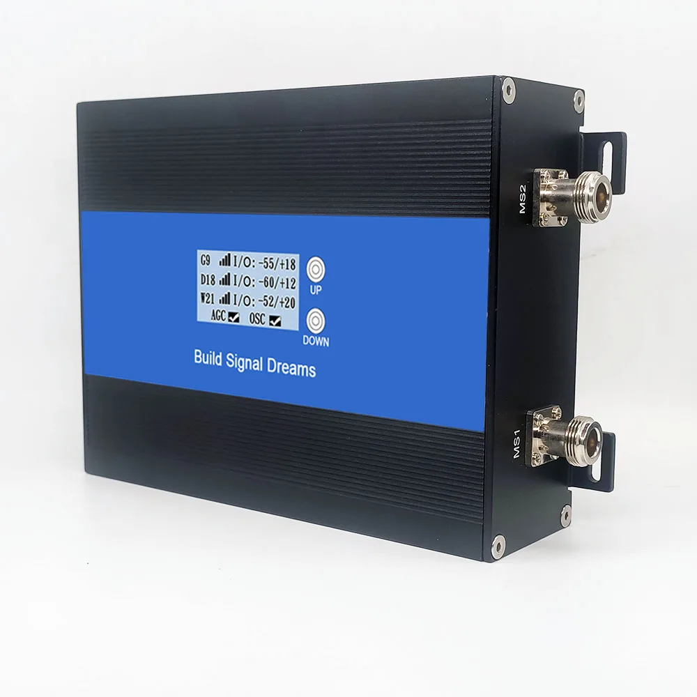 

High Performance Signal Booster 700/900/2100Mhz For 3G 4G 5G Network, Tuya App Controlled Tri Band EGSM Repeater