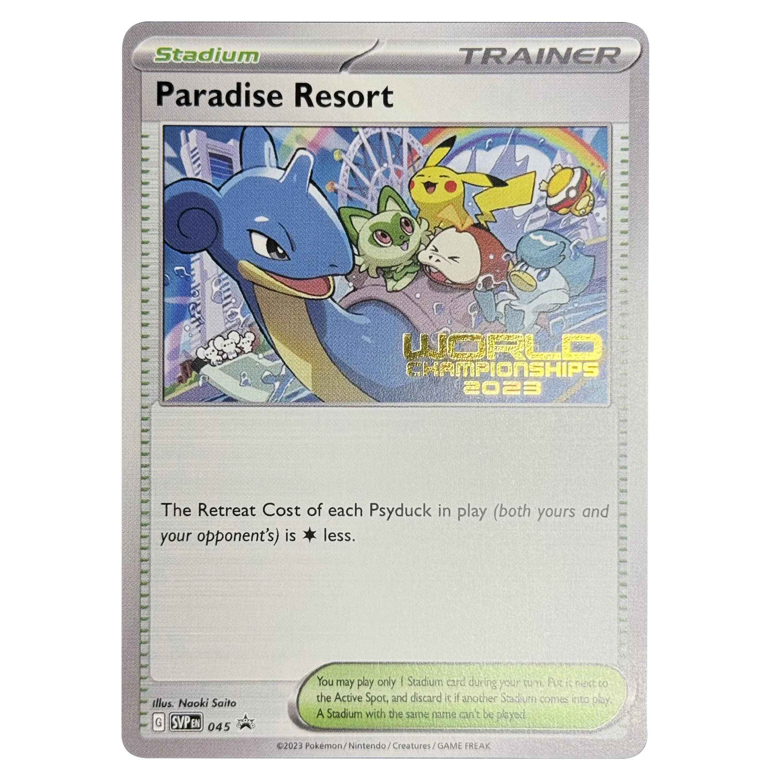 paradise resort pokemon card Pokemon Graded: Paradise Resort Thai CGC 10 main image 1