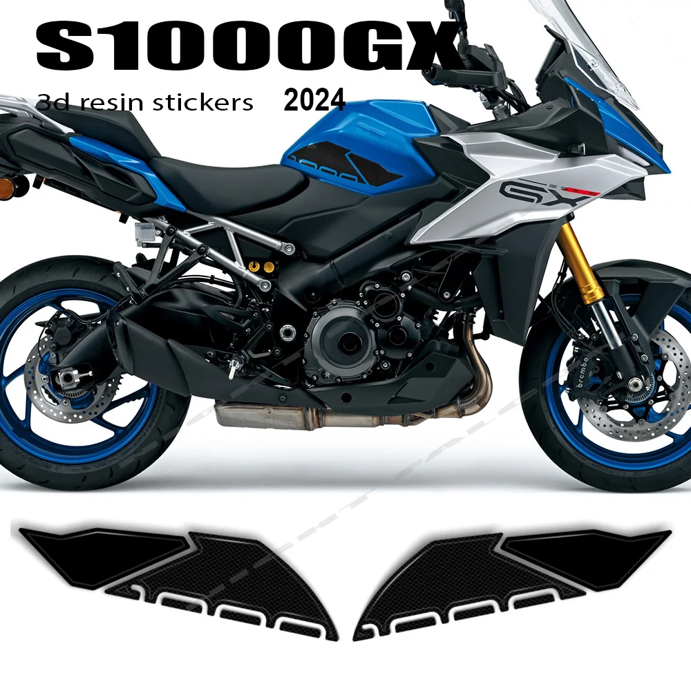 GSX-S 1000 GX Motorcycle Accessories 3D Stickers Tank Side Protectors for GSX-S1000GX S1000GX 2024