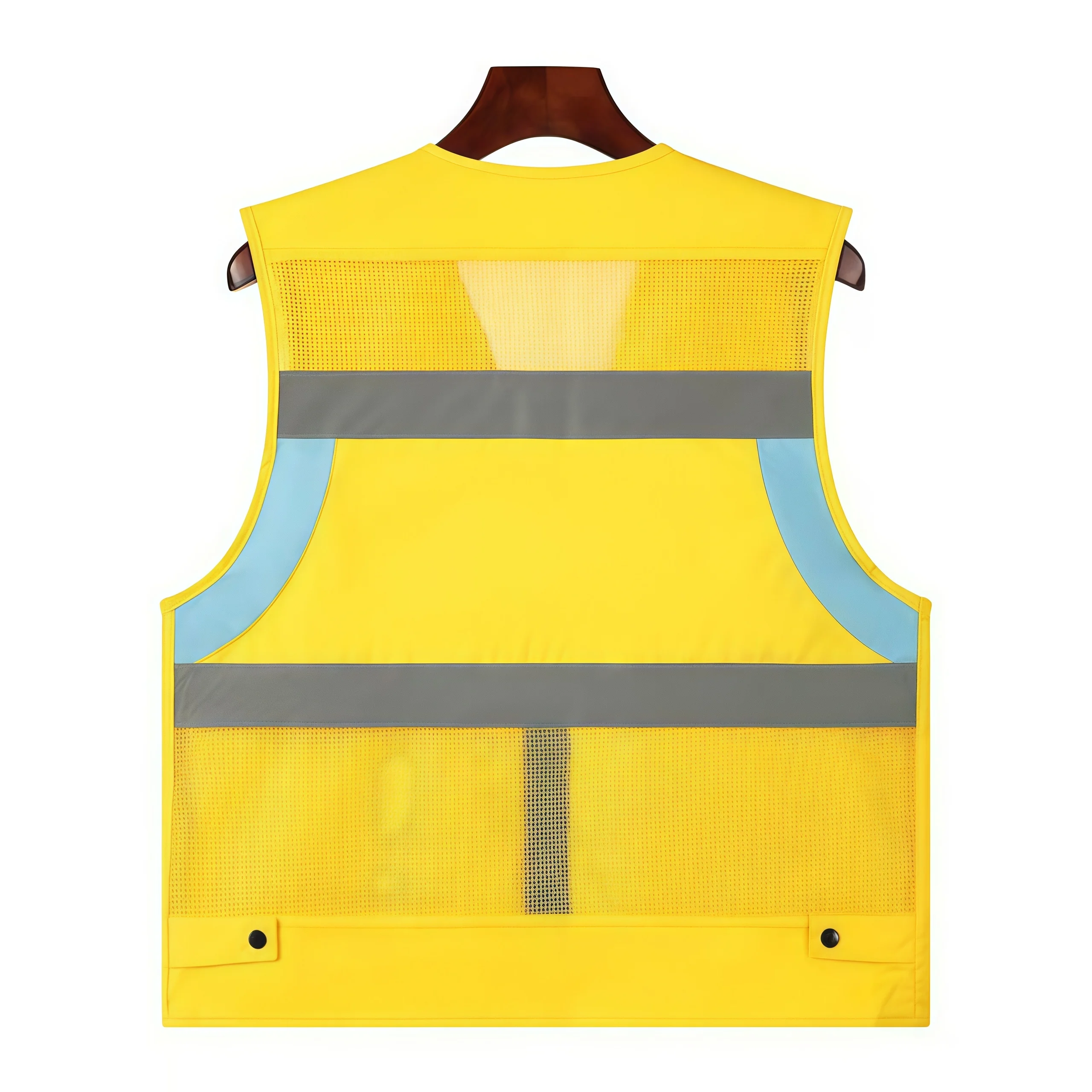 Express vest customization with safety features multiple pockets work uniform for delivery substitute driving Customized Logo