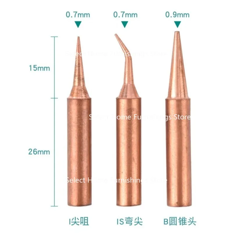 936 Pure Copper Soldering Tip 900M Internal Heating Suitable for  Non-Magnetic Welding Head