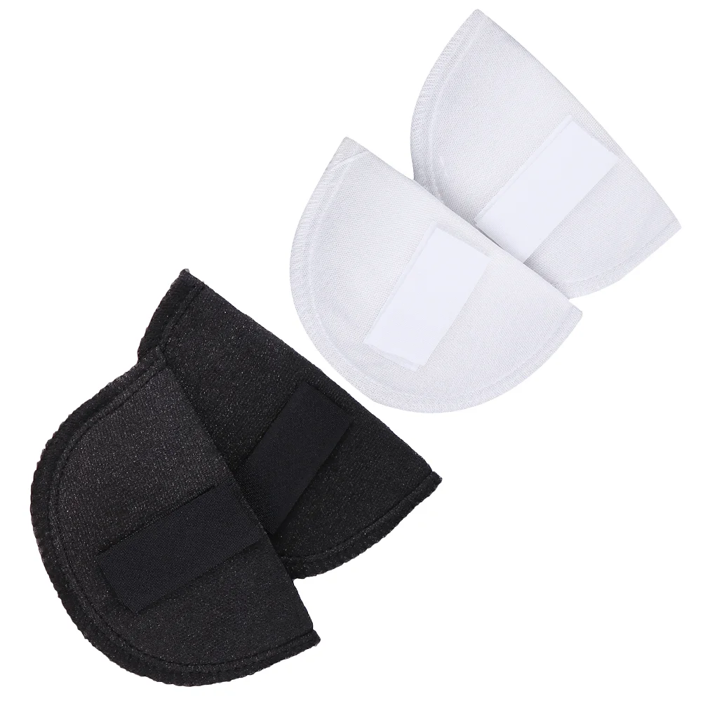 

2 Pairs Self-adhesive Sponge Shoulder Pad Dressy Blouses for Women Pads Thick Skirt Clothes Man Mat