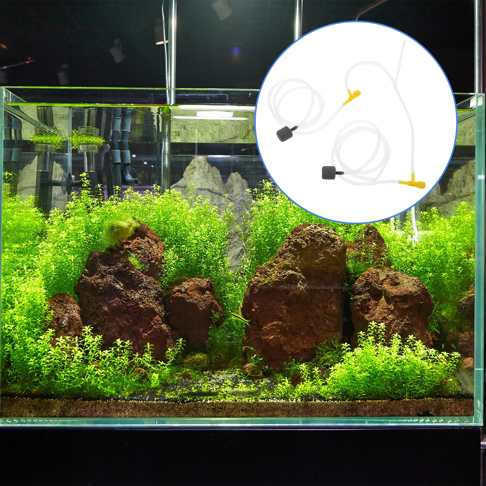 

1 set Aquarium Oxygen Pump Accessories Set Portable Air Pump Tube Connectors Valves Fish Tank Oxygenation Supply