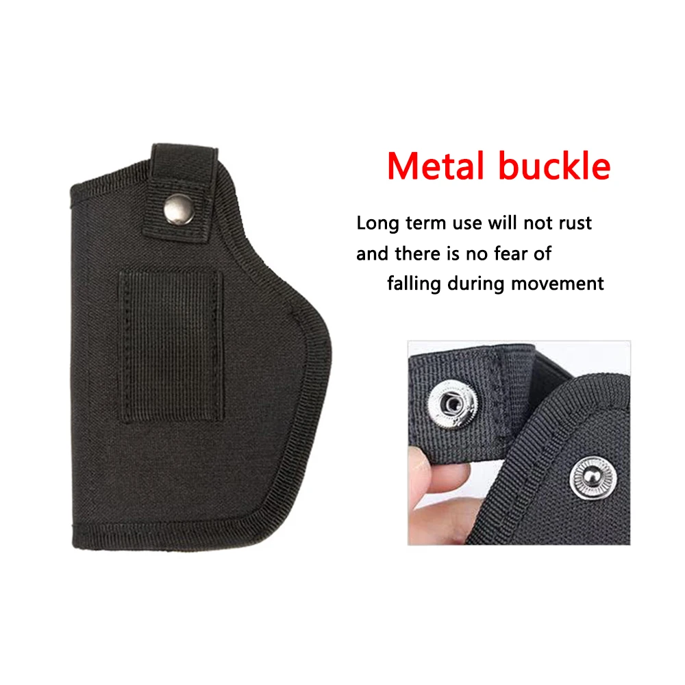 TUSHI Outdoor Tactical Hunting Holster Nylon Concealed Gun Pouch for Glock Sig Sauer Beretta Kahr IWB General Tactical Equipment