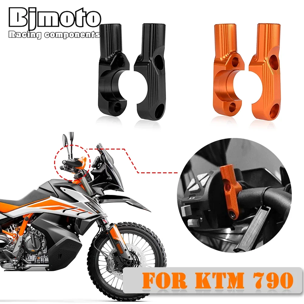 Motorcycle Handlebar Master Cylinder Mirror Adapter Mount Holders Bracket Clamp for KTM 790 Adventure ADV R S 2019 2020[