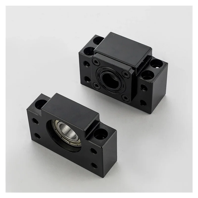 24 Customize Linear Motion Shaft Rail Guide Support Bearing Aluminium Block Precision Ball Screw Support Series Bearing Fixed