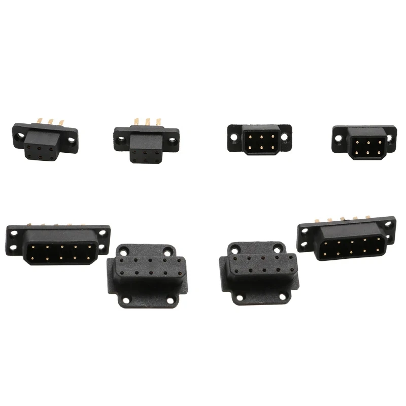 5Pairs MX6 MX10 Pins VTOL Servo Connectors Fast Connect Male Female Plugs Model Accessories Rudder Adapter for RC Turbojet Drone
