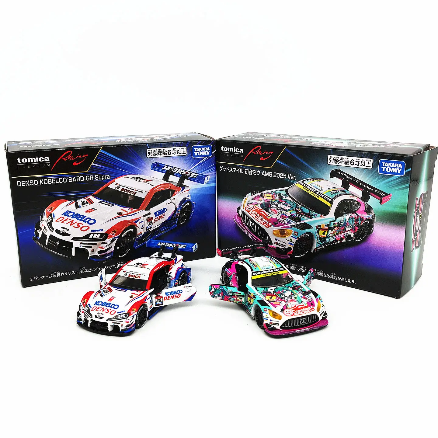 

Takara Tomy Tomica1/64 TPR DENSO KOBELCO Suprar Benz AMG Painting version Car Model Replica Series Children Christmas Gifts Boy