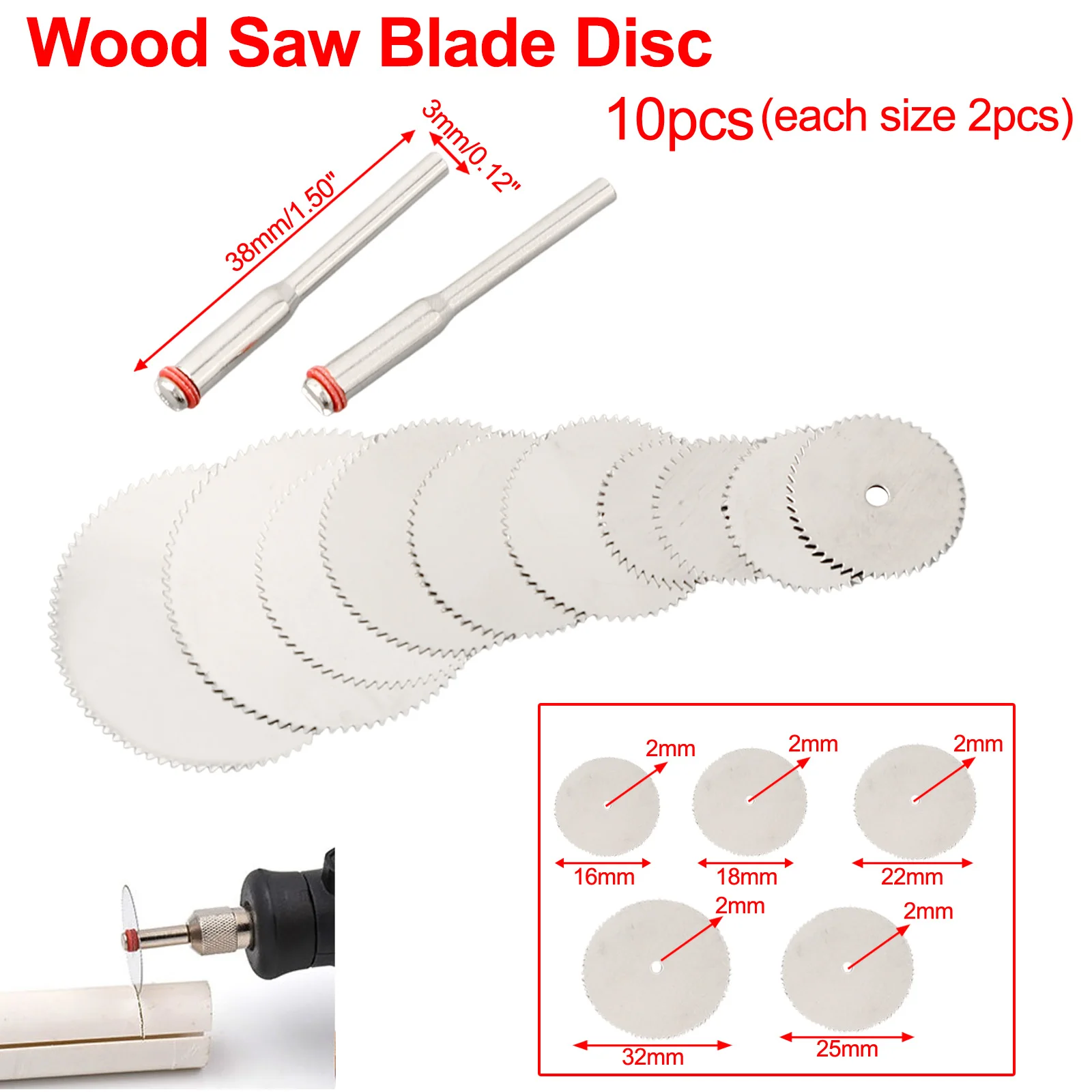 Circular Saw Disc For Woodworking And Handicrafts Carbon Steel DIY Power Tool Accessories Power Tools Rotary Tools Tools Parts