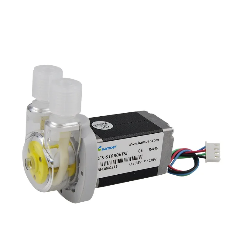 

Kamoer KFS 24V Mini Stepper Motor Peristaltic Pump Fluoroboric Acid Transfer Water Slient Self-priming Pump