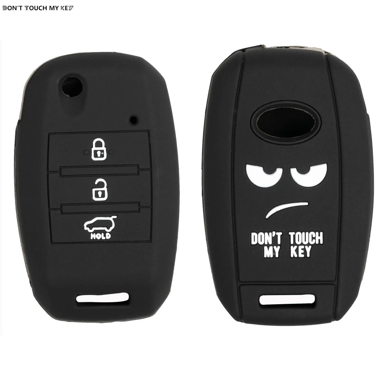 For Kia Rio Optima Sportage Sorento Soul Ceed Silicone Remote Key Fob Case Cover 3 Button Silicone Case Cover  Protector