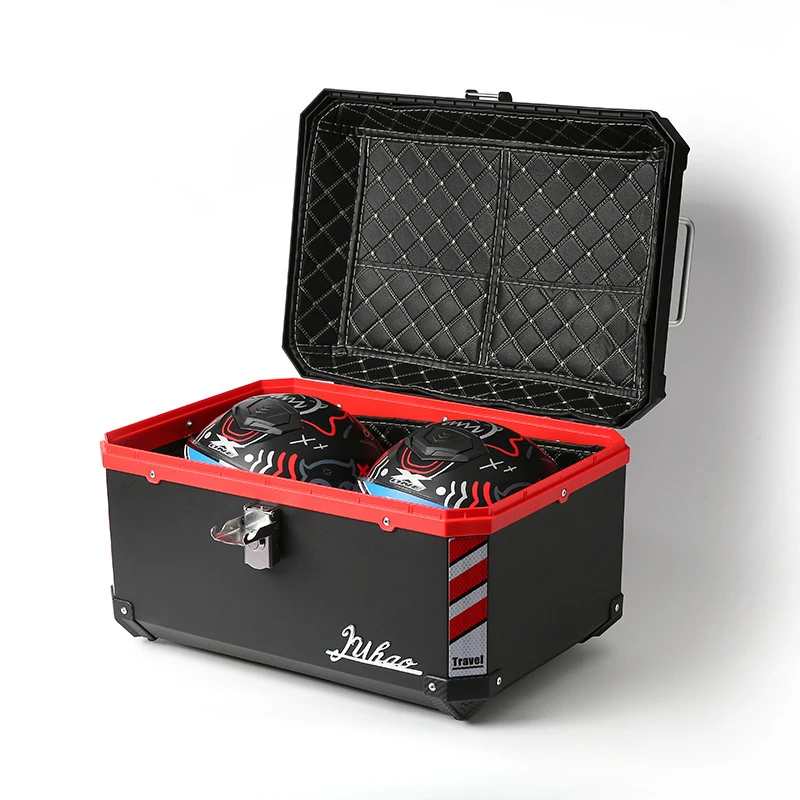 

Электрический багажник для мотоцикла 68L, универсальный, большой вместимости, водонепроницаемый, для доставки и хранения, подходит для электровелосипедов.