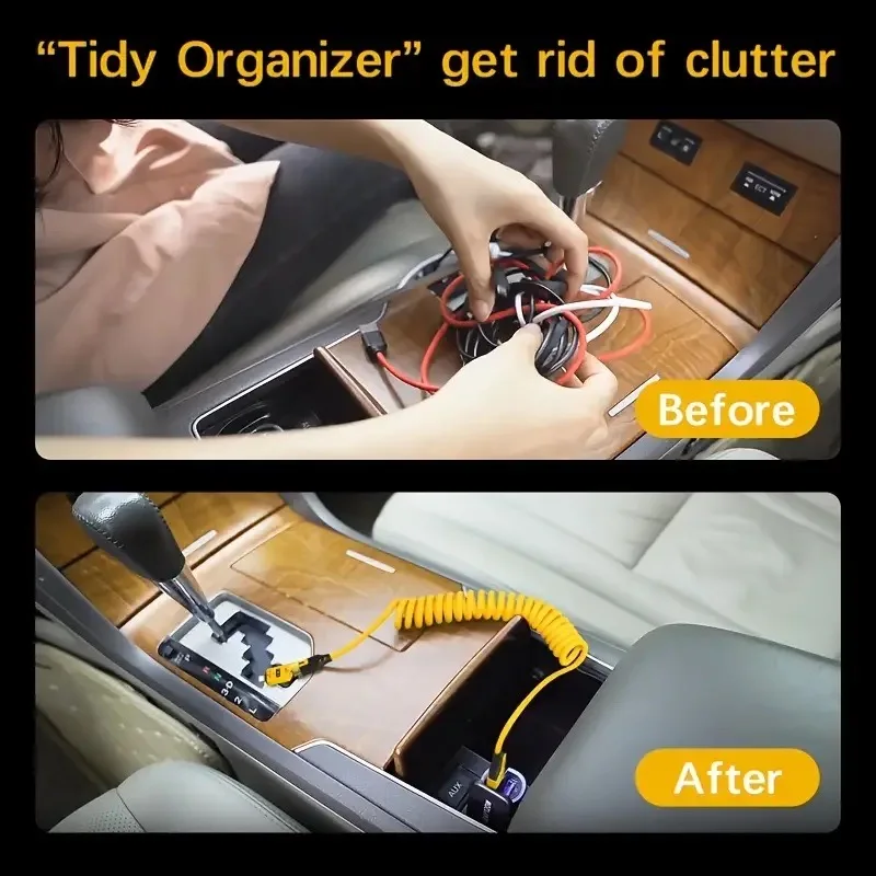 4 في 1 65 واط كابل شحن متعدد المنافذ USB نوع C شحن سريع كابل بيانات آيفون 16 15 شاومي سامسونج PD 27 واط كابل الإضاءة #6