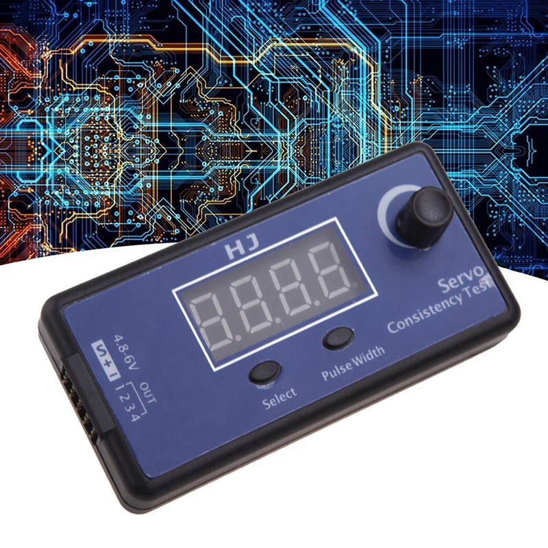 جهاز اختبار سيرفو رقمي ، جهاز اختبار اتساق ESC لطائرة هليكوبتر بتحكم عن بعد ، طائرة ، سيارة ، متين ، سهل التركيب ، 1-4