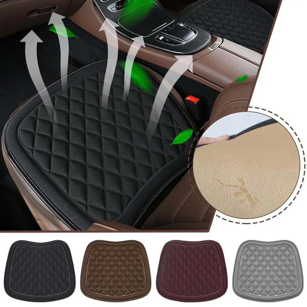 Car Seat Cushion Driver Seat Cushion With Comfort Memory Foam & Chair Non-Slip Rubber Office Cover Seat Pad Car Home Vehicl O6P6