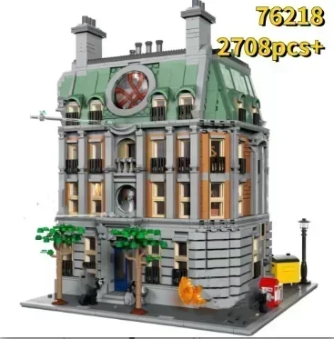 

2708pcs Modern Urban Streetscape 76218 Model Building Block Assembly Brick Architecture Christmas Toys Boy Kids Birthday Gifts